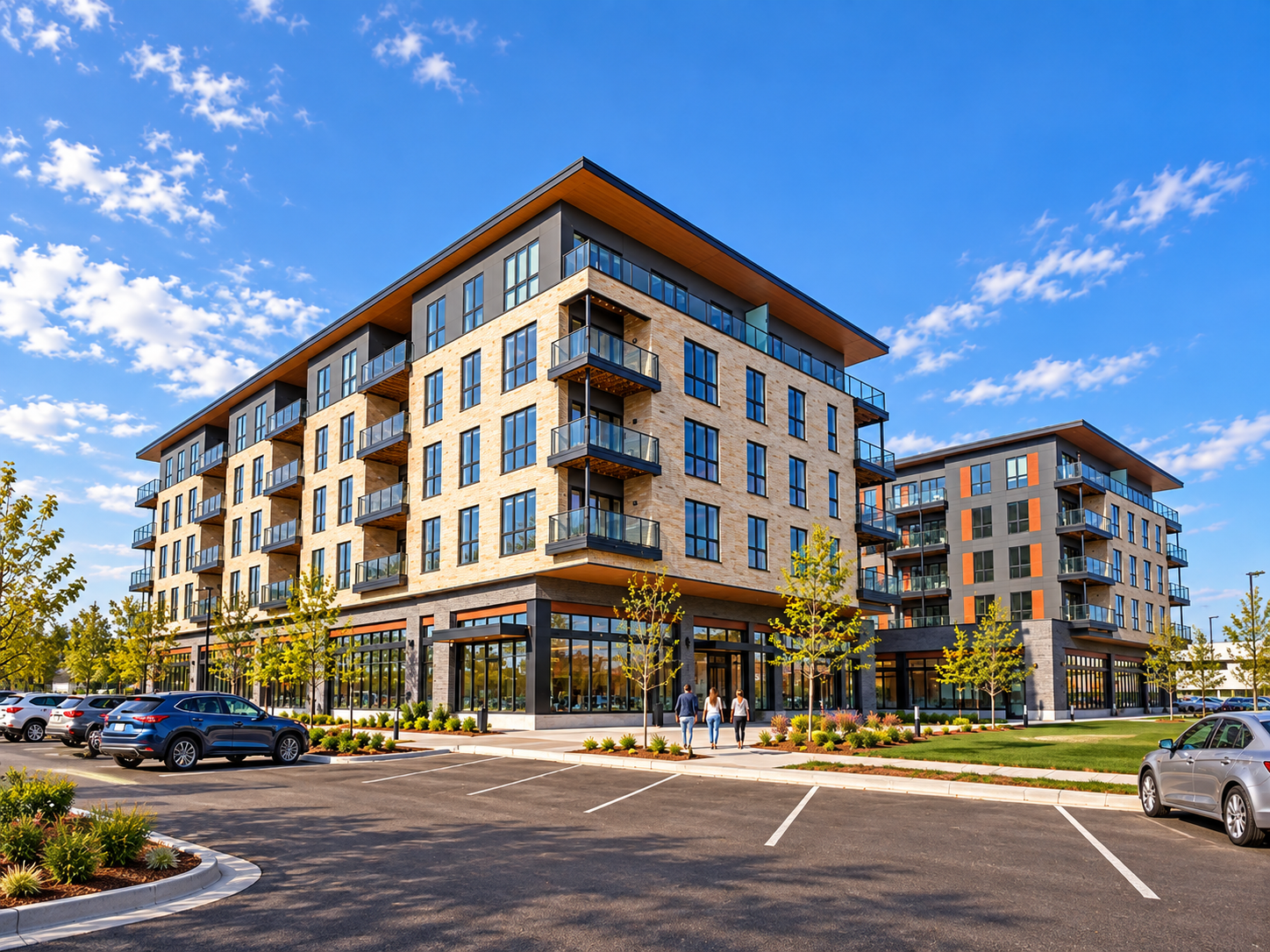 Symphony at OneNorth residential building exterior